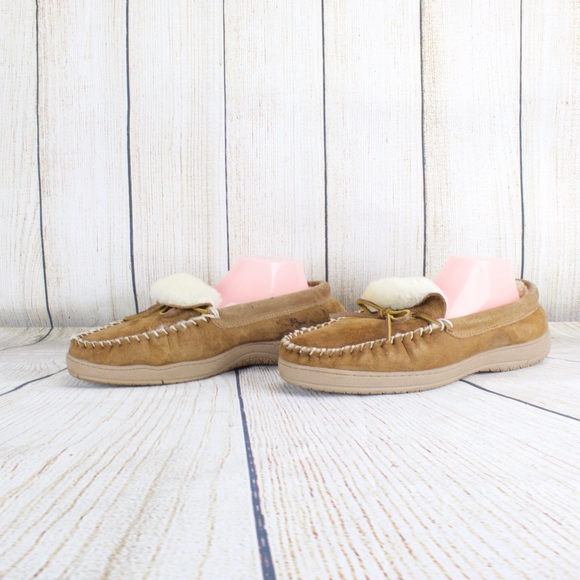 Appalachian Trail Shearling Loafer Slippers Sz 12 - Picture 2 of 8